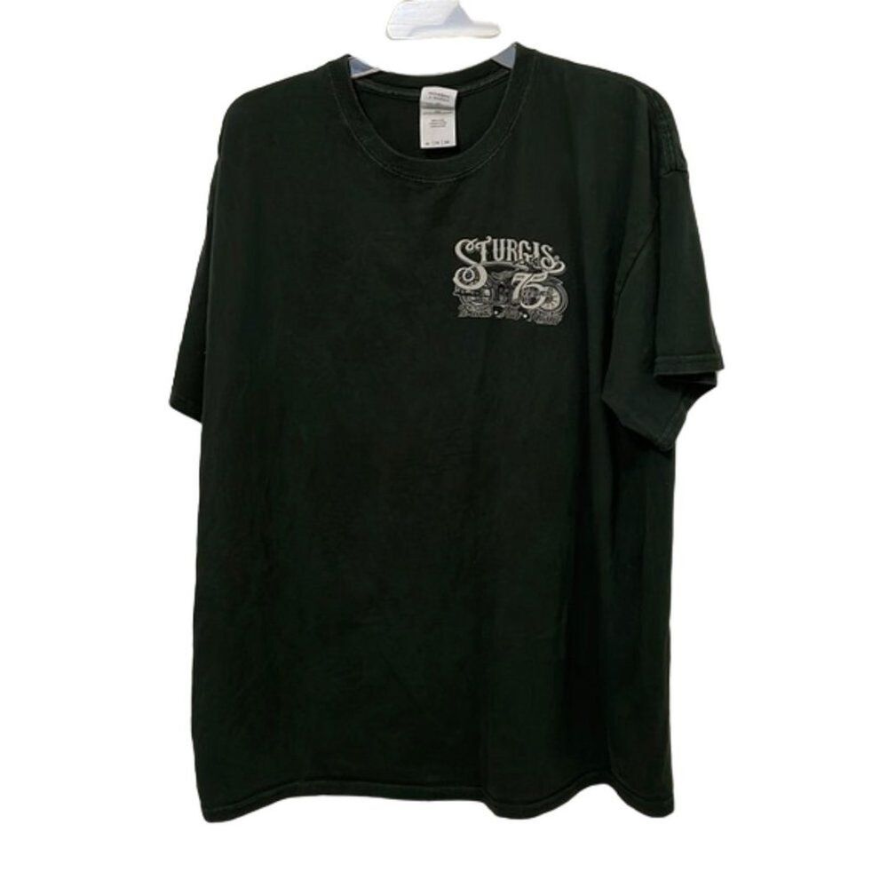 Sturgis Black Hills Rally T-Shirt Adult XL 75th Anniversary 2015 Motorcycle